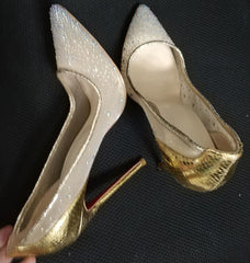 Arden Furtado 2022 spring summer Pointed Toe Stilettos Heels woman  transparent  Wire side shallow pumps Sequins Wedding Shoes
