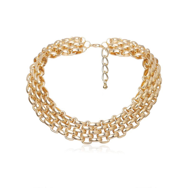 Vesper Chunky Chain Choker Necklace
