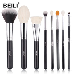 Black Makeup Brushes Set