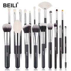 Black Makeup Brushes Set