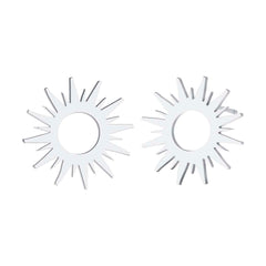 Kinitial 1Pair Fashion Gun Pistol Jewelry Gift Charm Gun Shape Earrings for Women Statement Earring Wedding Party Accessory