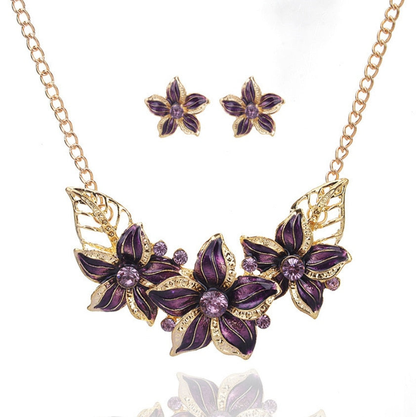 Valencia Geometric Tassel Jewelry Set