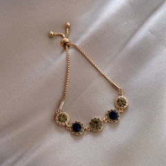Crystal  Cubic Zirconia Pendant Bracelet