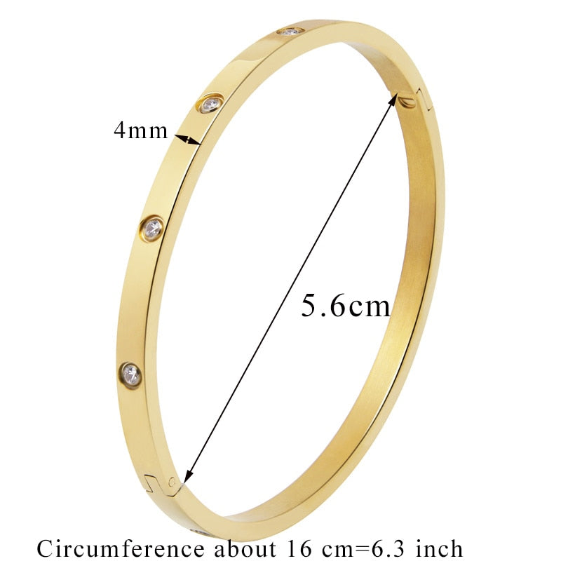 Ysolde Stainless Steel Open Bangle Collection
