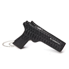 New Brand Designer Funny Pistol Messenger Bag Cool Personality Childlike Chain Shoulder Bag Small Bag Purse Female