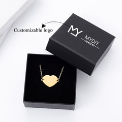 Stainless Steel Custom DIY Keychain I Love You Dad Picture Keyring Father Day Gift Birthday Present for Father From Daughter Son