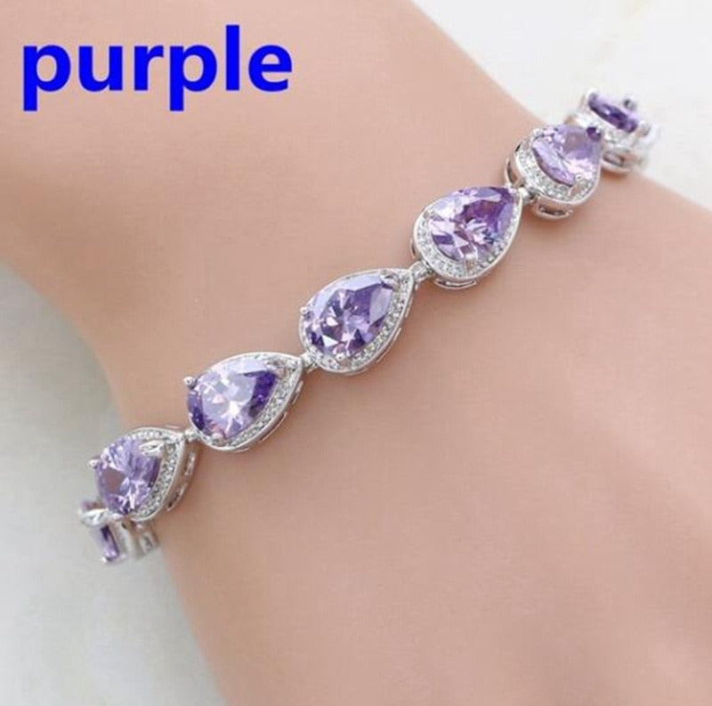 Rhinestone Chain Bracelet