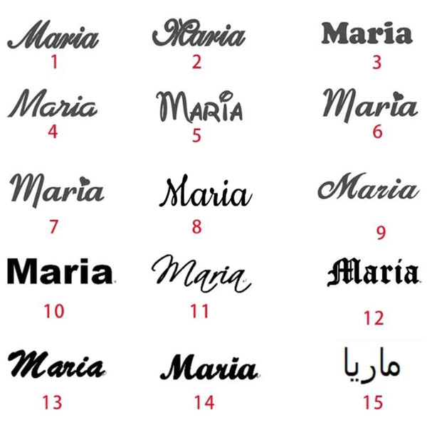 20 Styles Fashion Customized Name Bracelets Letter Stainless Steel Personalized Bangles For Women Men Baby Wedding  Jewelry Gift