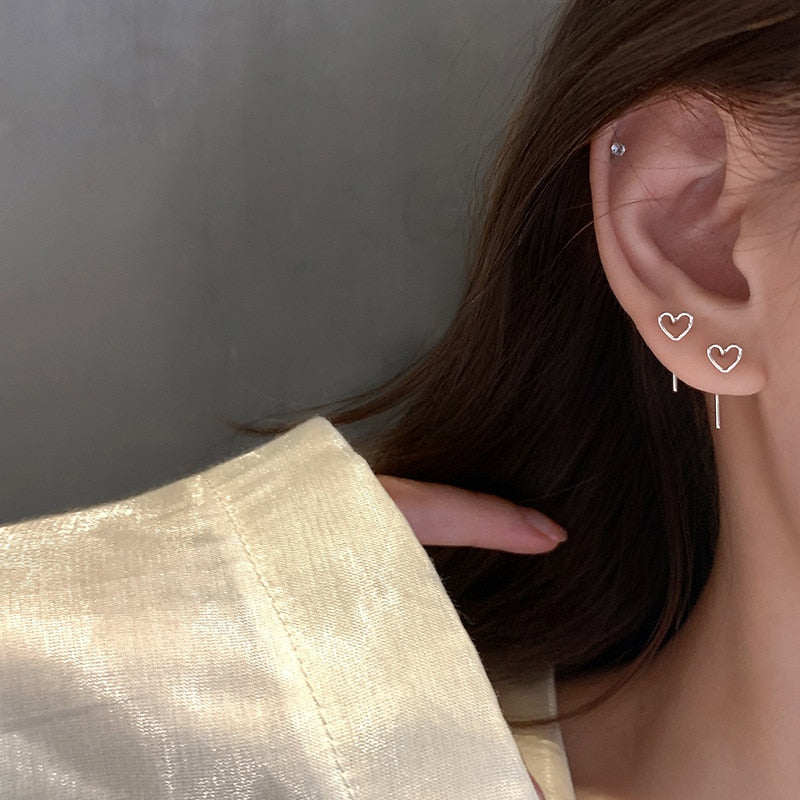 Amora Enamel Heart Stud Earring Collection Secondary image