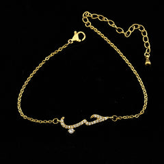 Charm Lovely Arabic CZ Love Statement Bracelets