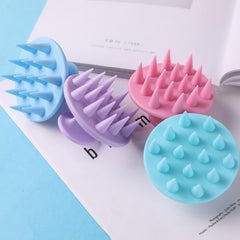 Silicone shampoo scalp hair massager comb brush scalp massager hair shower brush comb