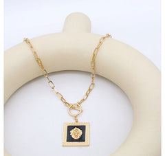 Hip Hop Heavy Metal Mens Necklace Lion Head Pendant Geometric Chain Necklaces for Women Party Choker Birthday Punk Rock Jewelry