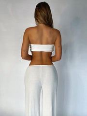 Backless Elegant Strapless Jumpsuits