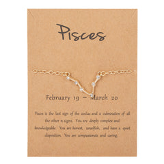 Star Zodiac Sign Bracelet