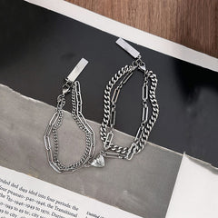 Halves Heart Magnetic Couple Bracelets