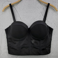 Diamonds Corset Top Women Tank Top Nightclub Sexy Chest Femme Binder Camisole Mujer Debardeur Push Up Camisole Tube Top Bustiers
