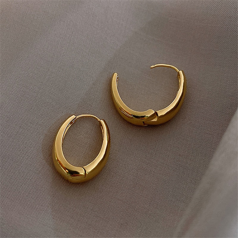 Kallista Gold-Tone Smooth Hoop Earring Collection