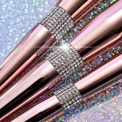 Diamond Makeup Brushes Set