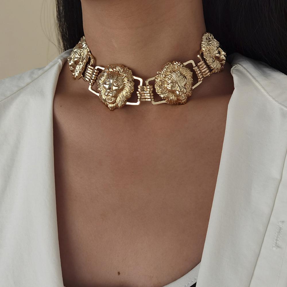 Leonora Lion & Chain Statement Jewelry Collection