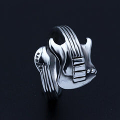 Punk Rock Guitar Ring for Music Lovers