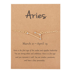 Star Zodiac Sign Bracelet