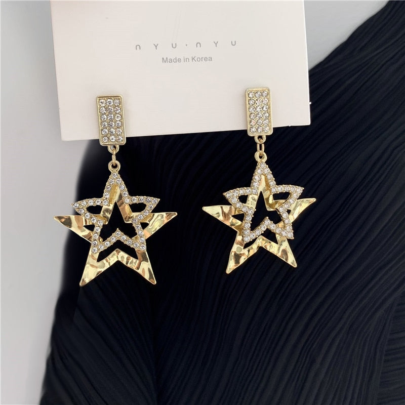 Lucinda's Sparkling Statement Earrings