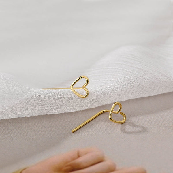 Amora Enamel Heart Stud Earring Collection