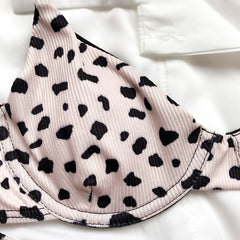 Leopard Print Push-Up Bikini