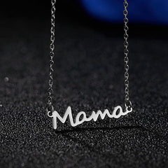 Mother Day Mama Letter Pendant Necklace