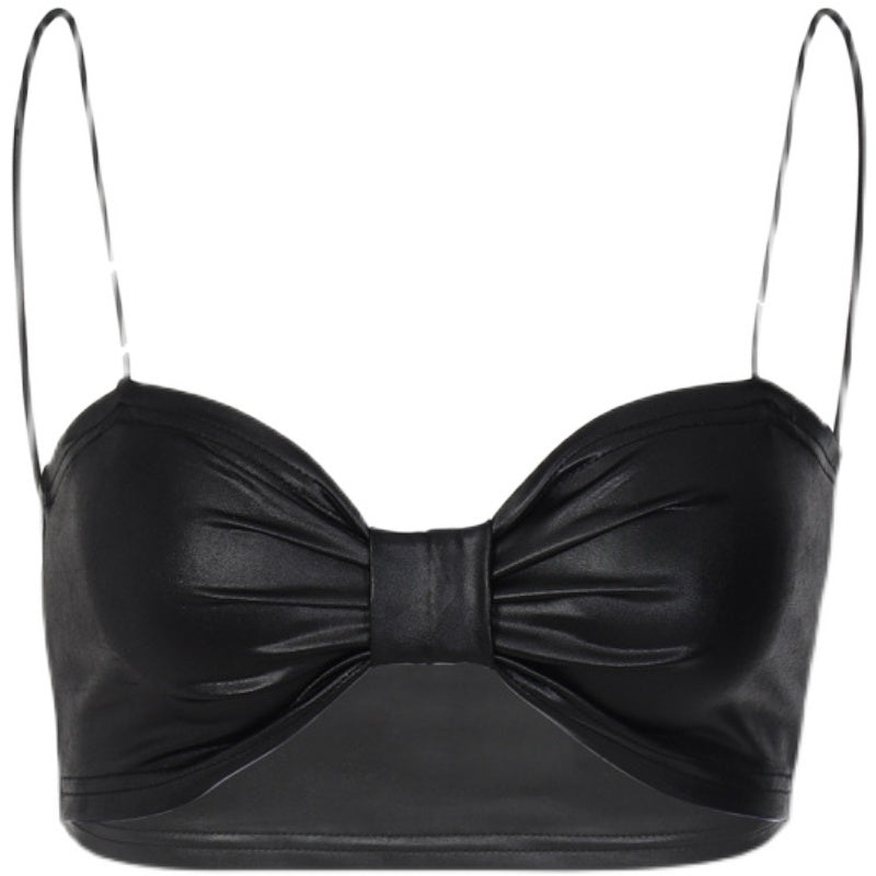 Ahagaga Ins Solid Color Slim-Fit Slim Fit Tube Top