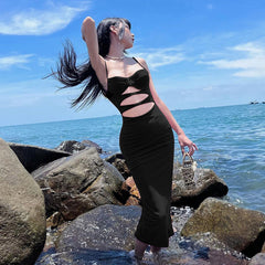 Girlsat18 Slim-Fit Slip Dress