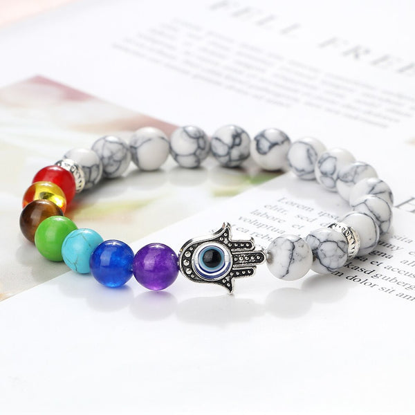 Orion Natural Stone Beaded Bracelet