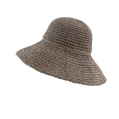 Foldable Wide Brim Floppy Girls Straw hat