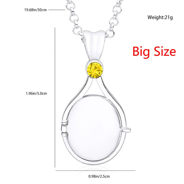 Nerissa Crystal Mermaid Shell Locket Necklace