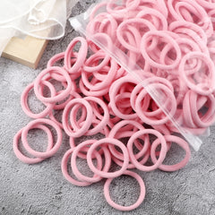 50PCS/Set Basic Hair Bands Simple Solid Colors Elastic Headband Hair Ties