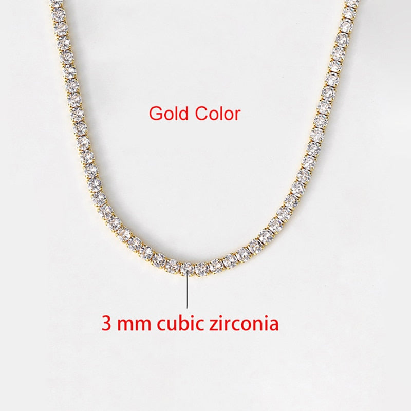 Riviera Iced CZ Tennis Choker Collection