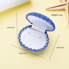 H2o Openable Metal Shell Pendant Necklace Silver Color with Crystal Mermaid Tv Movies Jewelry  for Women Girls Cute Necklaces