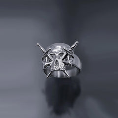 Gothic Geometric Mushroom Ring