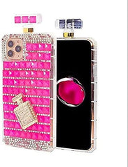 Rhinestone Crystal Perfume Bottle Phone Case for Apple