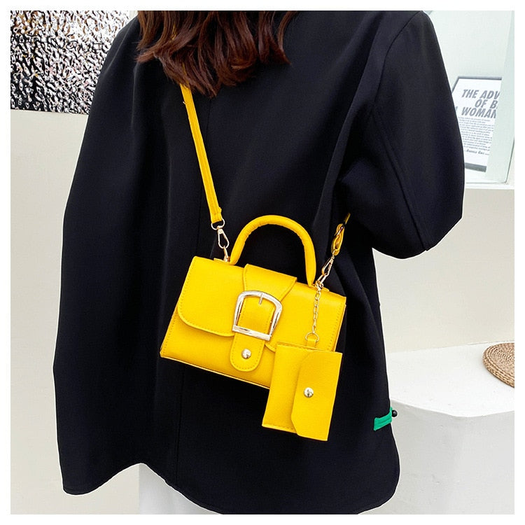 Elara Mini Flap Top-Handle Crossbody Bag