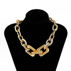 Thick CCB Material Exaggerated Big Choker Necklace Collar for Women Hiphop Chunky Chain Necklaces on the Neck 2022 Egirl Jewelry