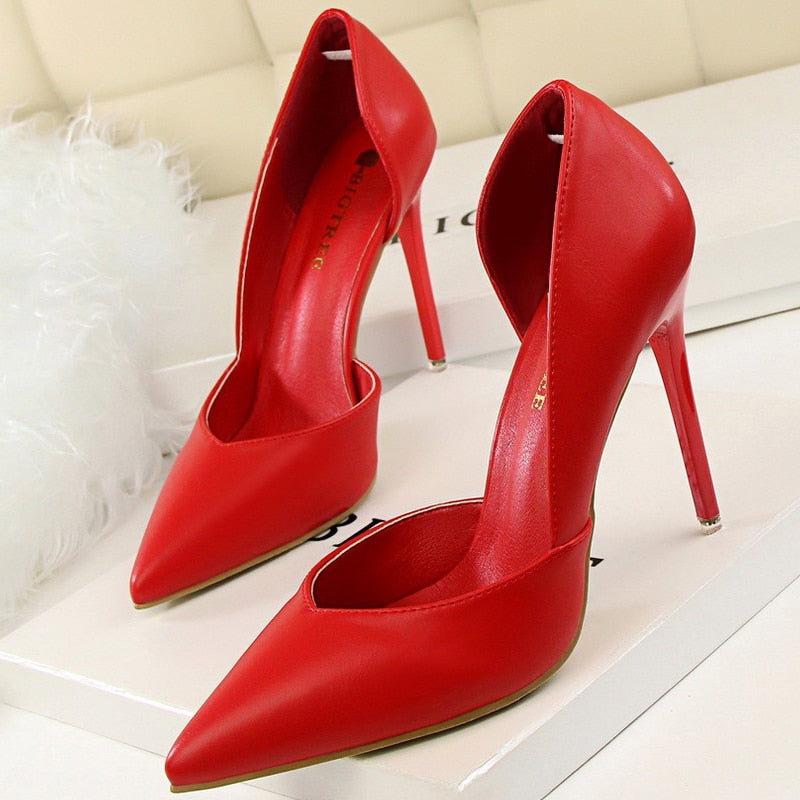 Brigitte Colorblock Pointed Stiletto Pumps