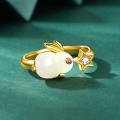 Chinese Style Lovely Rabbit Bracelet For Women Girl Festival High Value Gift Tiger Stone Link Chain Bracelet Jewelry Accessories