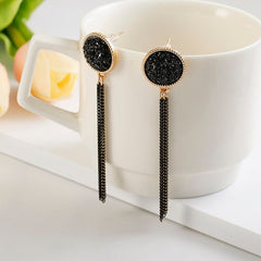 2023 New Fashion Korean Hanging Long Tassel Drop Earrings For Women&#39;s Metal Gold Stars Color Earrings Jewelry Beautiful Gifts