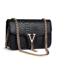 Luxury Crocodile Bags Leather Chain Crossbody/Shoulder Purse