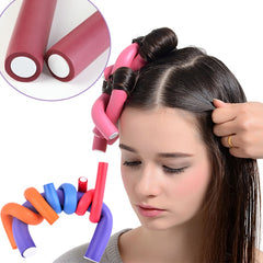 Heatless Curling Rod Soft Sponge Hair Curler Roller Foam Bendy Twist Curls Tool