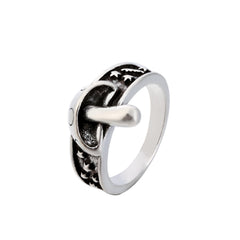 Gothic Geometric Mushroom Ring