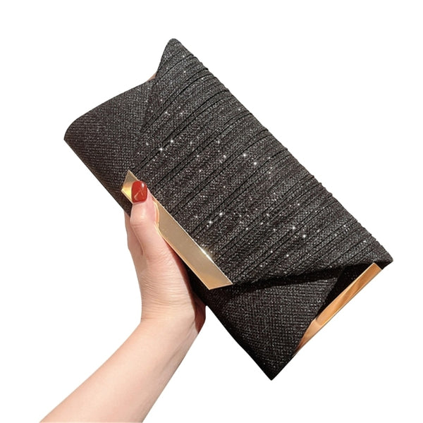 Exquisite Evening Banquet Glitter Purse Handbag Chain Shoulder Bag