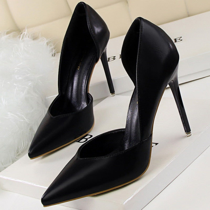 Brigitte Colorblock Pointed Stiletto Pumps