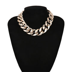 Bold and Chunky: Multi-Layered Gold Choker for Women